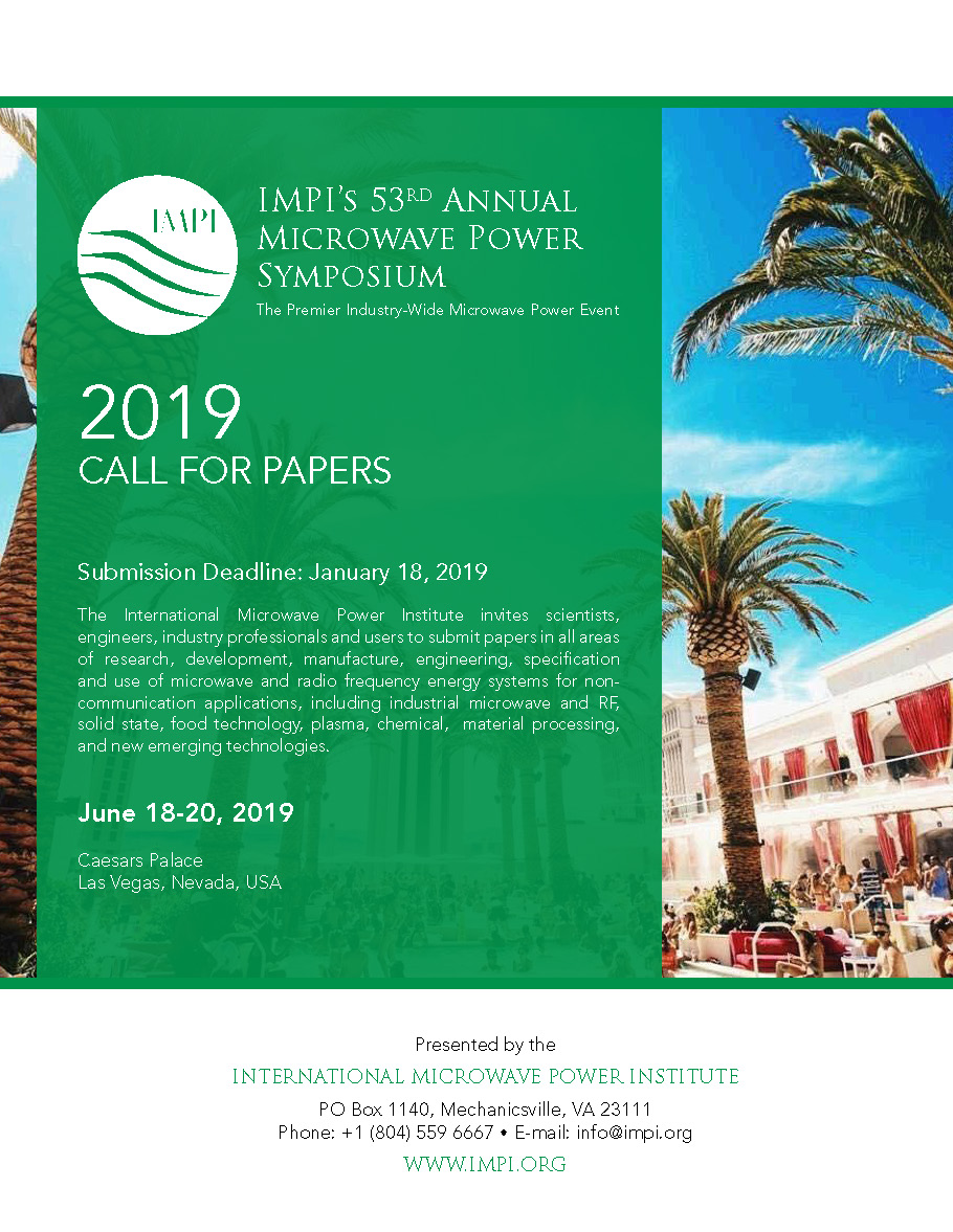 2019 Call for Papers IMPI