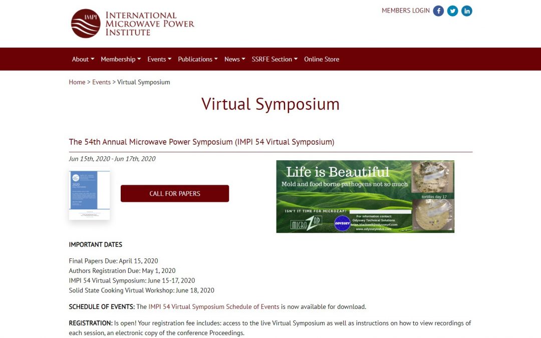 IMPI’s 54th Annual (Virtual) Symposium